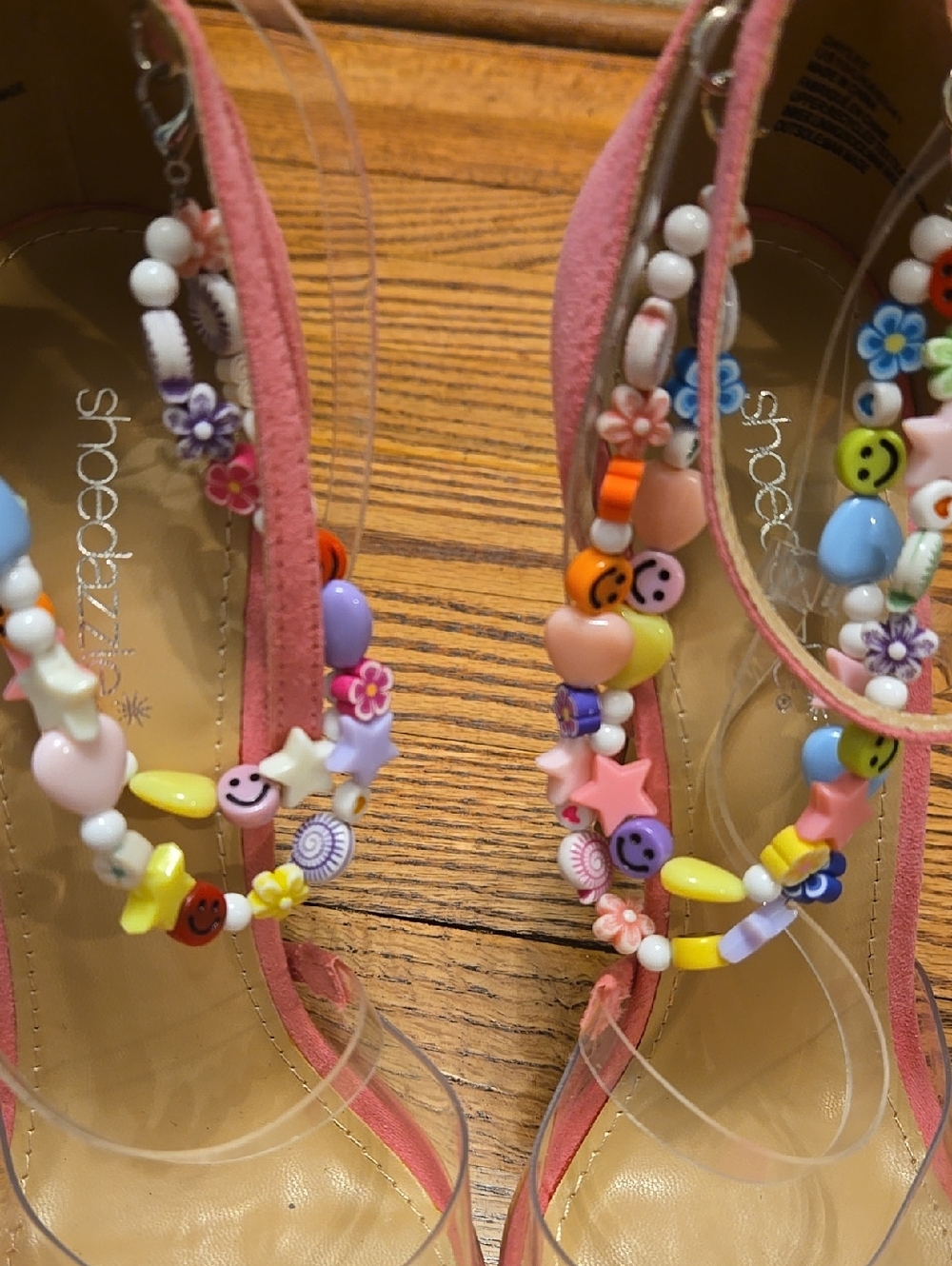 Barbie Bumble Gum Pink Clear Charm Straps Sky High Stilleto Platform Heels 10 - Picture 3 of 9